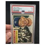 1956 Topps Mickey Mantle Baseball Card Gray Back