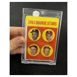 1963 Topps Rookie Stars Baseball Card