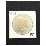 1923 Peace Silver Dollar Coin