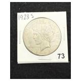 1923 S Peace Silver Dollar Coin
