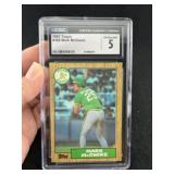 1987 Topps Mark McGwire Baseball Card