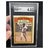 1972 Topps Hank Aaron Baseball Card