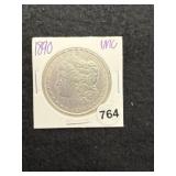 1890 UNC Morgan Silver Dollar Coin