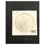 1879 UNC Morgan Silver Dollar Coin