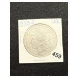 1885 O UNC Morgan Silver Dollar Coin