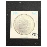 1896 UNC Morgan Silver Dollar Coin
