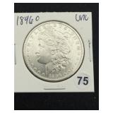 1896 O UNC Morgan Silver Dollar Coin