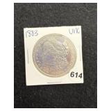 1883 UNC Morgan Silver Dollar Coin