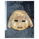 Pre-Columbian Stone Mask broken in half
