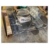 Pallet of Baskets/Racks