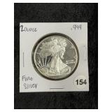 2oz .999 Fine Silver Coin