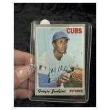 1970 Topps Fergie Jenkins Baseball Card
