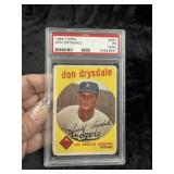 1959 Topps Don Drysdale Baseball Card