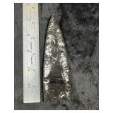 Obsidian Clovis Indian Artifact Arrowhead