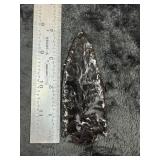 Obsidian Point Indian Artifact Arrowhead