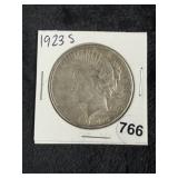 1923 S Peace Silver Dollar Coin