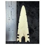 Bone Arrowhead Indian Artifact Arrowhead
