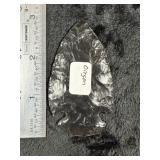 Obsidian Hopewell Indian Artifact Arrowhead