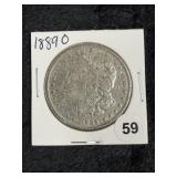 1889 O Morgan Silver Dollar Coin