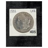1883 UNC Morgan Silver Dollar Coin