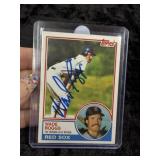 Wade Boggs Hand Signed Authentic Autograph
