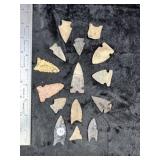 Group of very nice Arrowheads Indian Artifact Arro