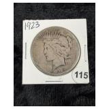 1923 Peace Silver Dollar Coin
