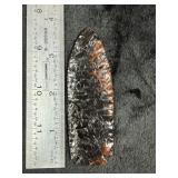 Obsidian Point Indian Artifact Arrowhead