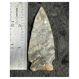 Notched Point Indian Artifact Arrowhead