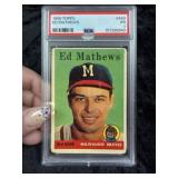 1958 Topps Ed Mathews Baseball Card