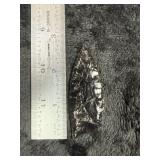 Obsidian Clovis Indian Artifact Arrowhead