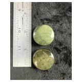 Jade Ear Spools Indian Artifact Arrowhead