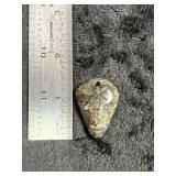 Stone Face Effigy Pendant Indian Artifact Arrowhea