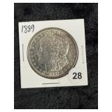 1889 Morgan Silver Dollar Coin