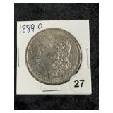 1889 O Morgan Silver Dollar Coin