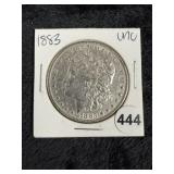 1883 UNC Morgan Silver Dollar Coin