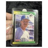 1989 Leaf Randy Johnson Baseball Card