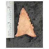 Dalton Indian Artifact Arrowhead
