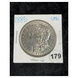 1885 UNC Morgan Silver Dollar Coin