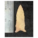 Dalton Indian Artifact Arrowhead