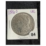1896 O UNC Morgan Silver Dollar Coin