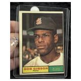 1961 Topps Bob Gibson Baseball Card