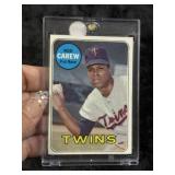 1969 Topps Rod Carew Baseball Card
