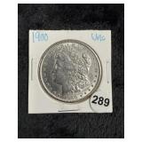 1900 UNC Morgan Silver Dollar Coin