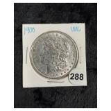 1900 UNC Morgan Silver Dollar Coin