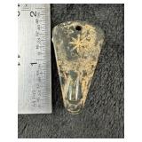 Stone Face Effigy Pendant Indian Artifact Arrowhea