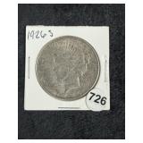1926 S Peace Silver Dollar Coin