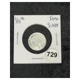 1/10th Fine Silver Coin