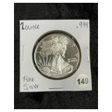 2oz .999 Fine Silver Coin