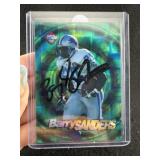 Barry Sanders Hand Signed Authentic Autograph